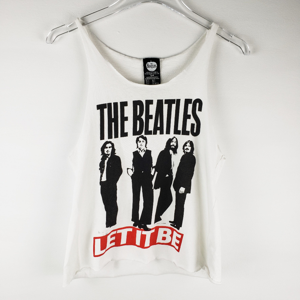THE BEATLES Let it Be Graphic Tank Top